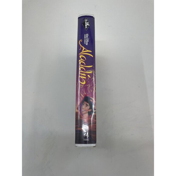 Disney Black Diamond VHS Aladdin 1993 Rare OOP Animated Movie - Picture 4 of 7
